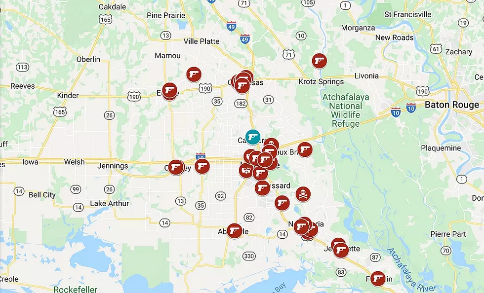 Interactive Map of Murders in Acadiana for 2022