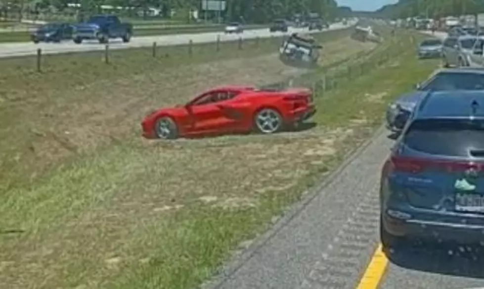 Impatient Corvette Driver Avoids Traffic Ruins Car