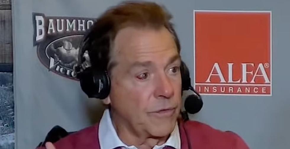 Nick Saban Appears on National TV With Bloodshot Eyes, You Won’t Believe How He Got Them Looking That Way