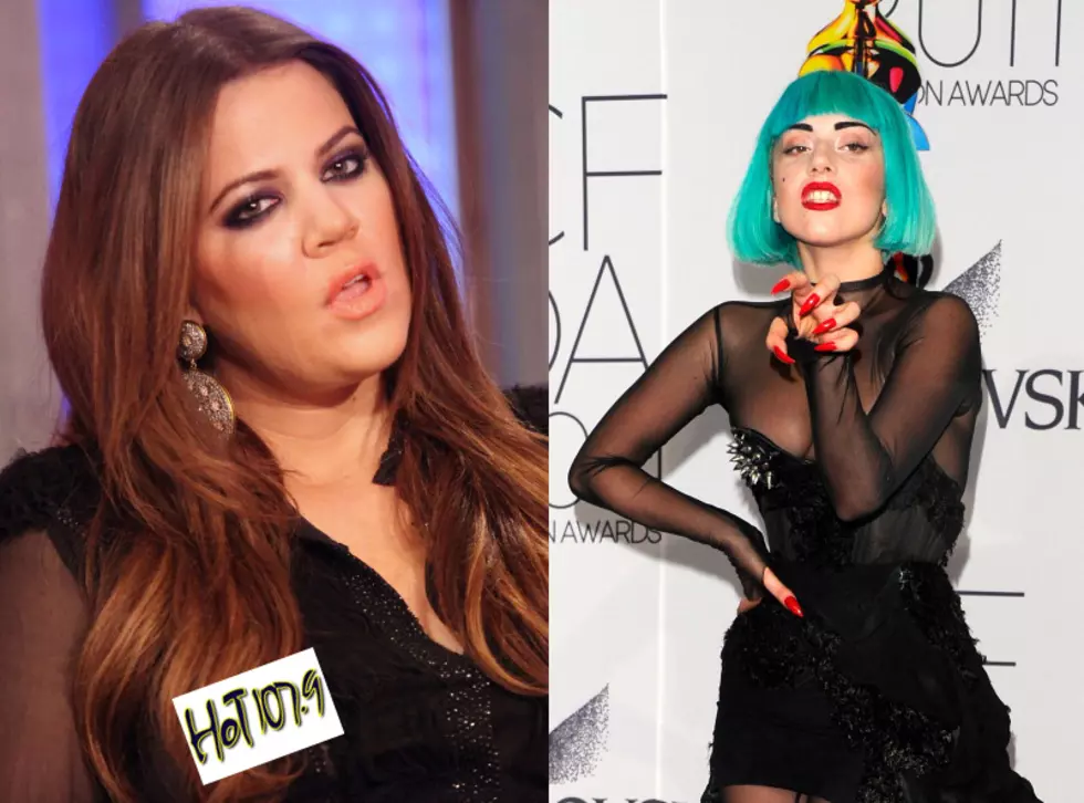 Wardrobe Malfunction: Khloe Kardashian &#038; Lady Gaga Don&#8217;t Believe In Wearing Bras [VIDEO]