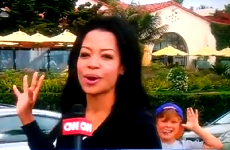Little Kid Puts On A Show Behind A CNN Reporter [VIDEO]