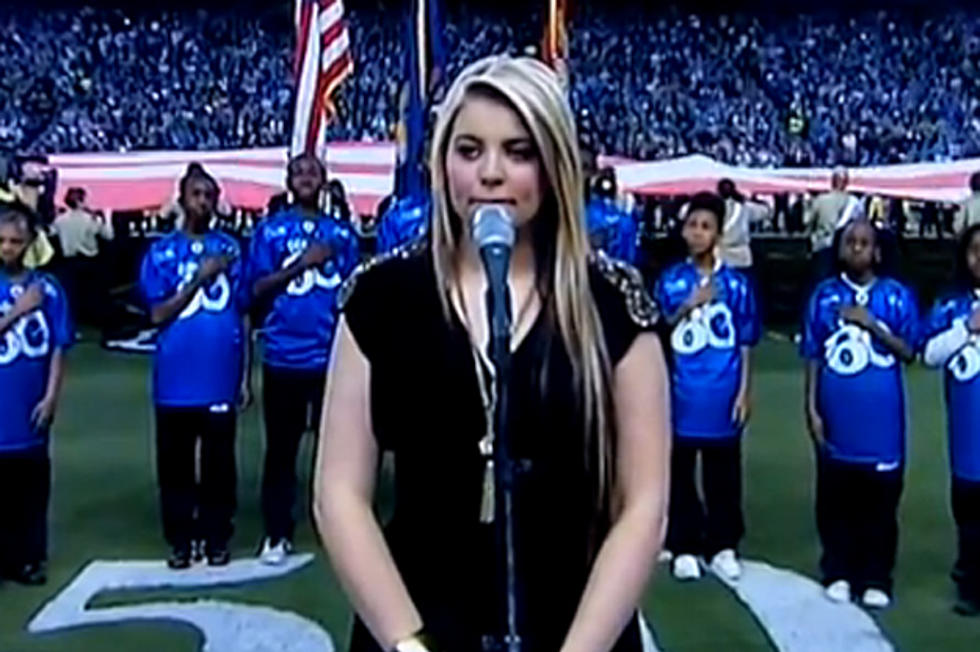 ‘Idol’ Runner Up Lauren Alaina Flubs National Anthem