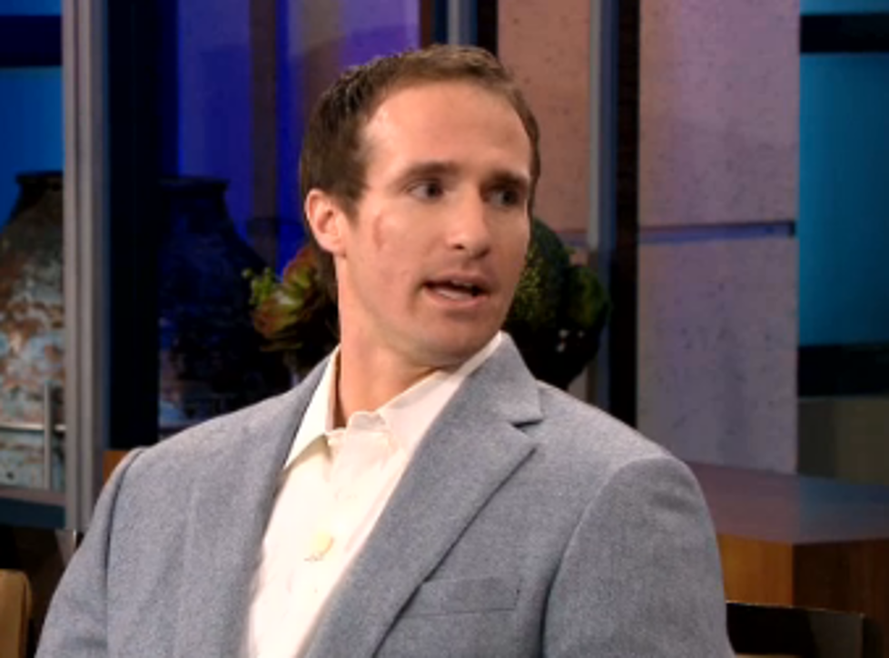 New Orleans Saint Drew Brees Talks ‘Bounty Gate’ & Pending Contract With Jay Leno [VIDEO]