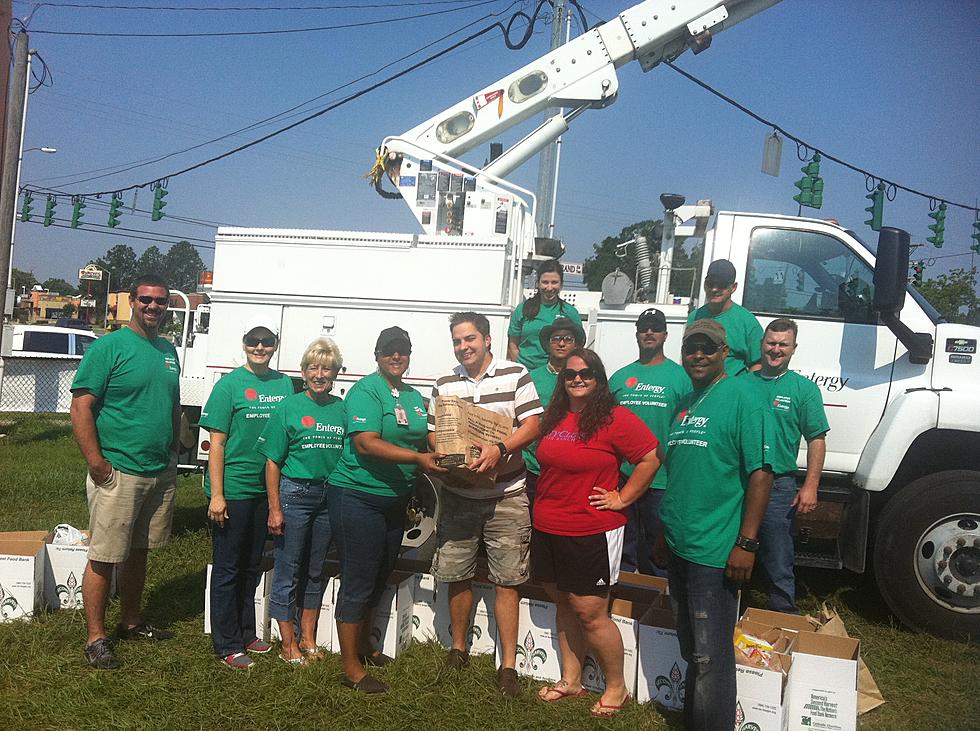 Support The Entergy & Second Harvest Food Bank Food Drive Today At Cajun Field