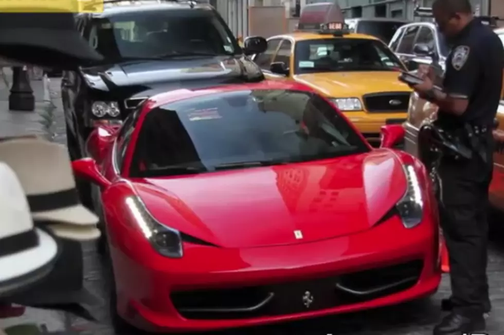 Guy In Ferrari Runs Over Cop&#8217;s Foot Trying To Escape Parking Ticket [VIDEO]