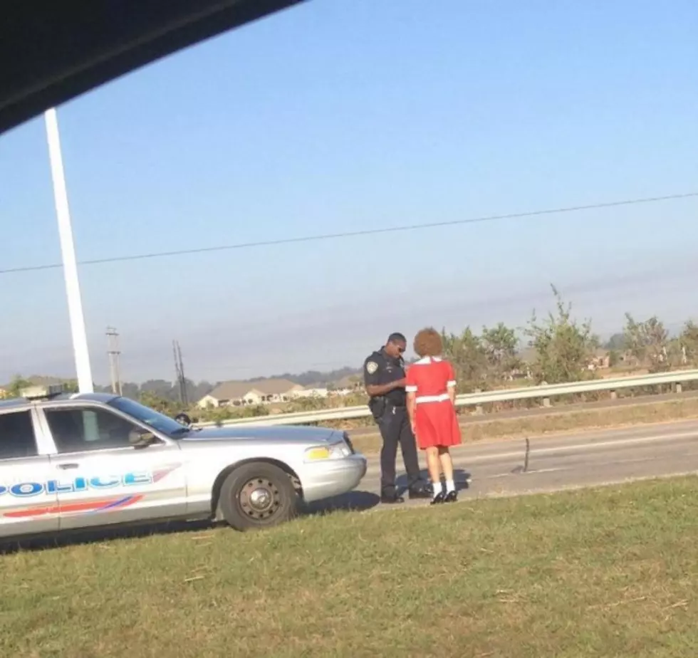 Dude Getting A Ticket While Dressed As &#8216;Annie&#8217; Is The Best Halloween Pic You&#8217;ll See All Day [PHOTO]