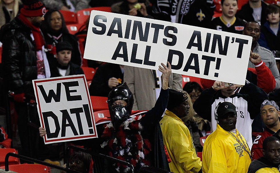Saints Egged In Atlanta