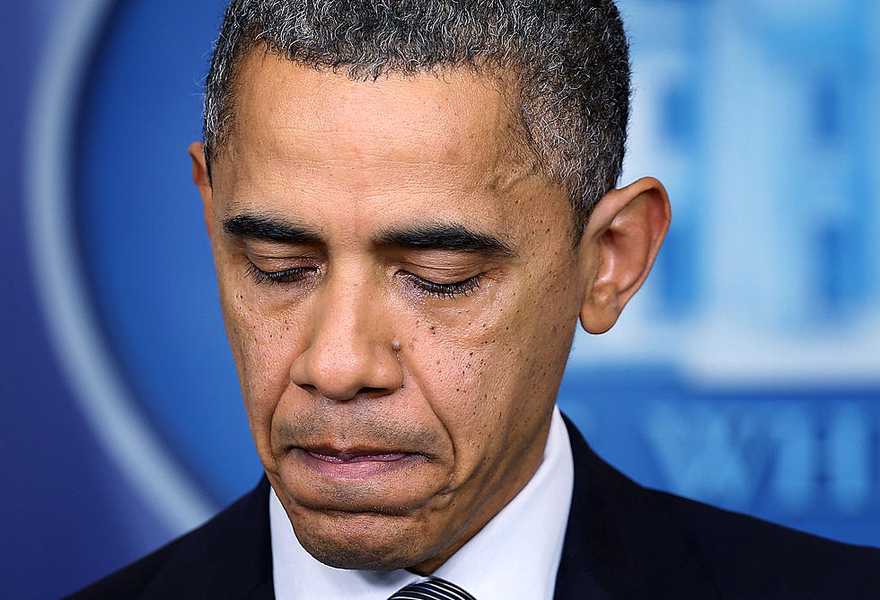 Tearful Obama Addresses Nation