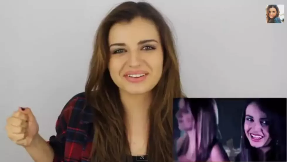 Rebecca Black Watches And Reacts to Her Own Song ‘Friday’ [VIDEO]