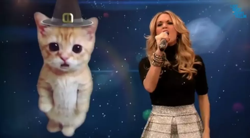 Carrie Underwood Does A Parody Of Miley Cyrus’ AMA Prefomance Of Wrecking Ball [VIDEO]