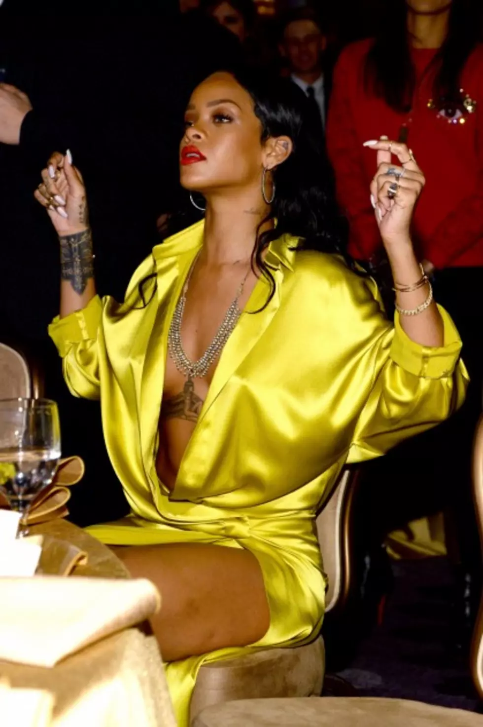 Rihanna Left Very Little To The Imagination With Her Outfit At An After-Party In Paris [NSFW PICS]