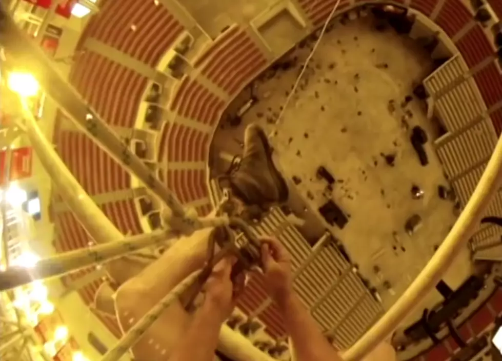 Check Out What It Looks Like From The Highest Point Inside The CAJUNDOME [VIDEO]