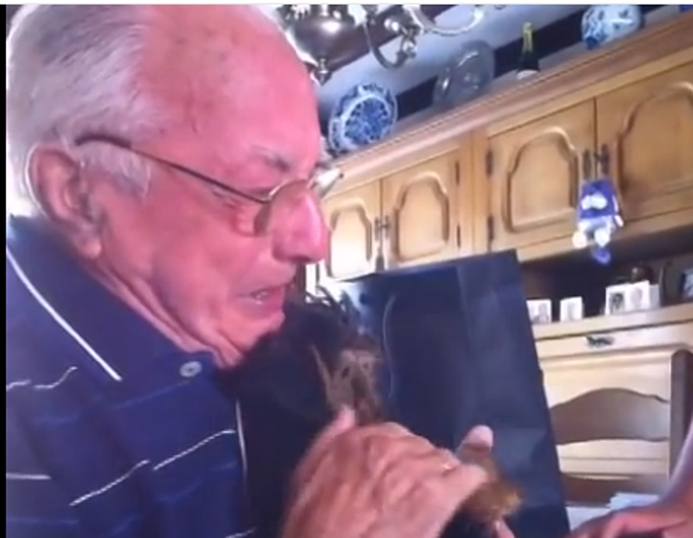 Grandpa Gets Puppy