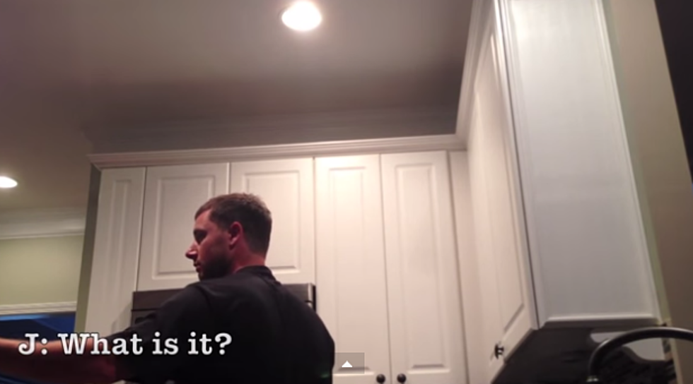 Husband Finds Out His Wife Is Pregnant In The Most Unique Way [VIDEO]