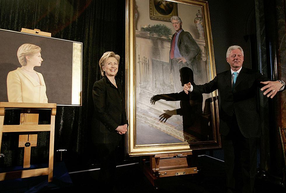 Bill Clinton’s Official Portrait Includes Hidden Monica Lewinsky Dress [PIC]