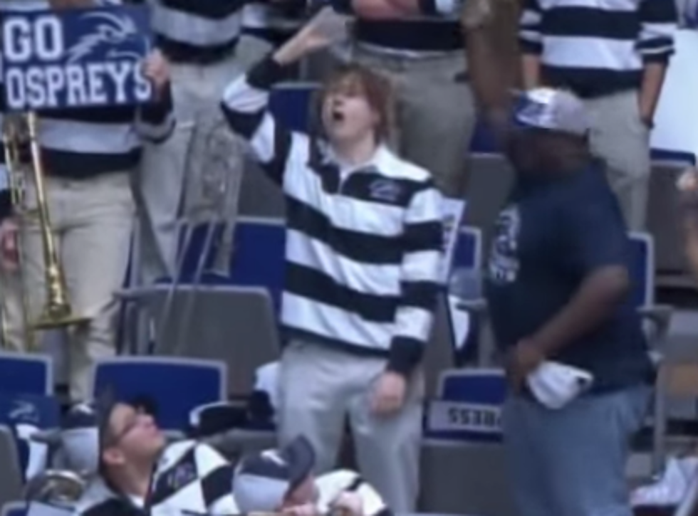 North Florida Band Member Steals Show From Bleachers [VIDEO