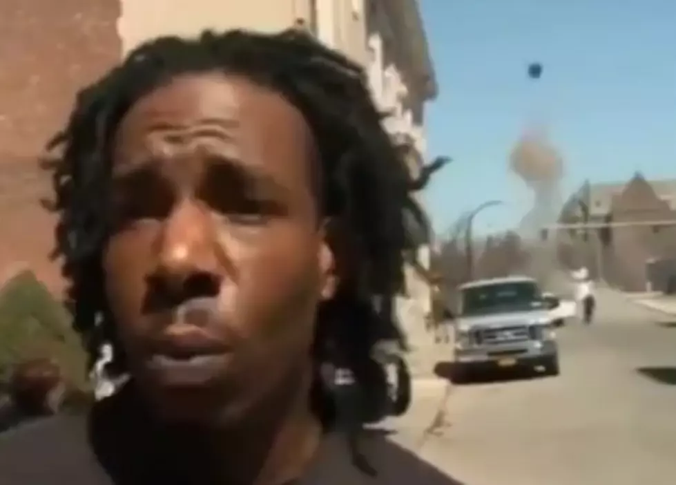 An Explosion Launched A Manhole Cover In The Air During Television Interview [VIDEO]
