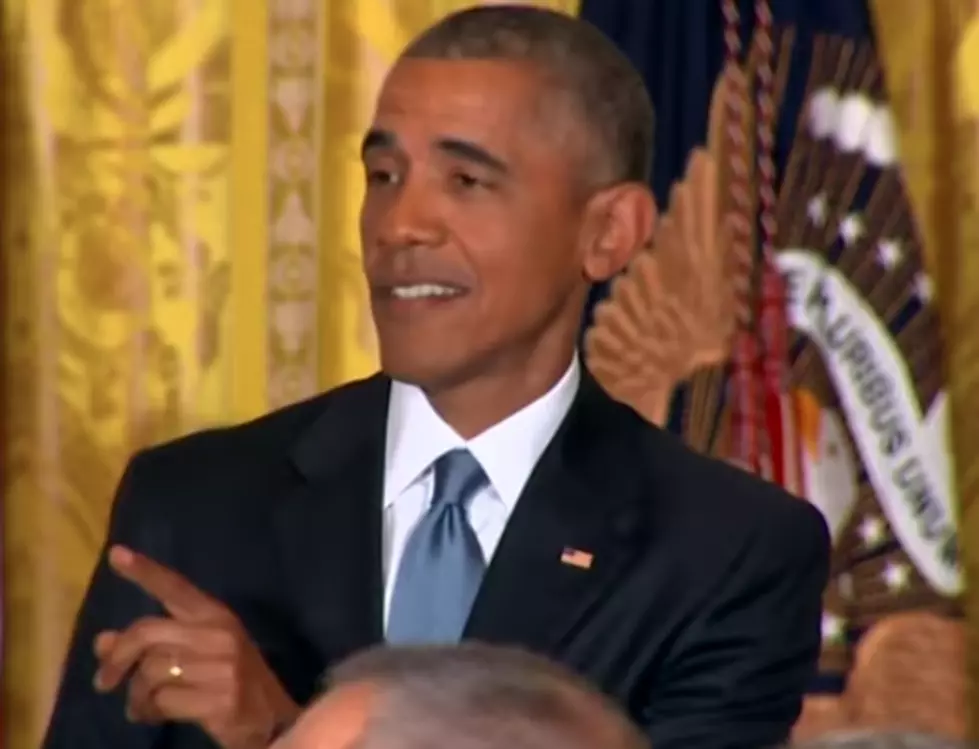 President Obama Reminds Heckler That He’s In The White House [VIDEO]