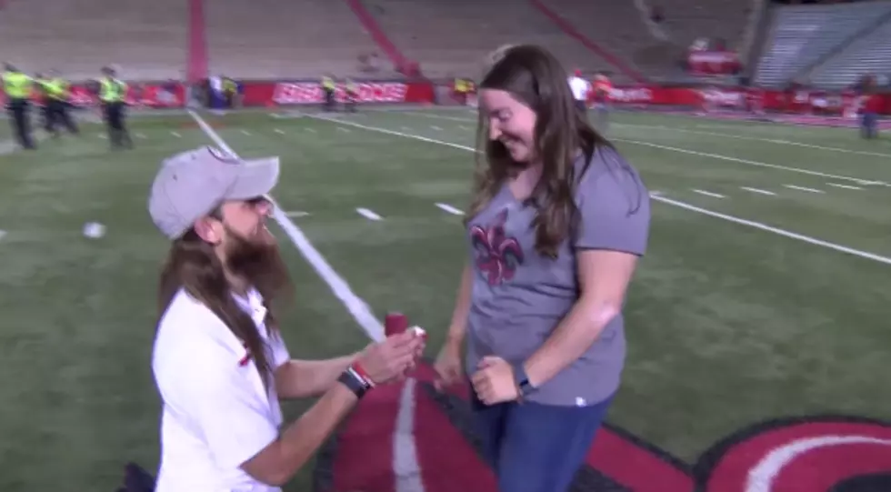 Couple Gets Engaged On Field After Saturday’s UL Game [VIDEO]