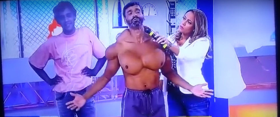 Man Gets Synthol Injections With Bizarre Results [VIDEO]