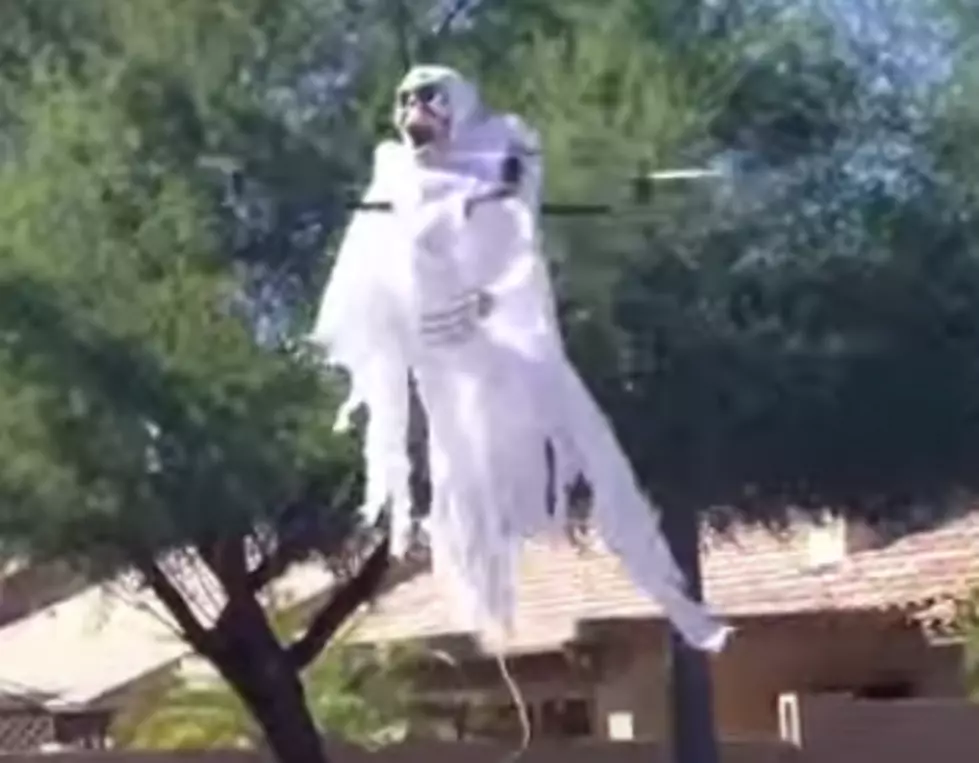 Someone Creates Ghost Using A Drone [VIDEO]