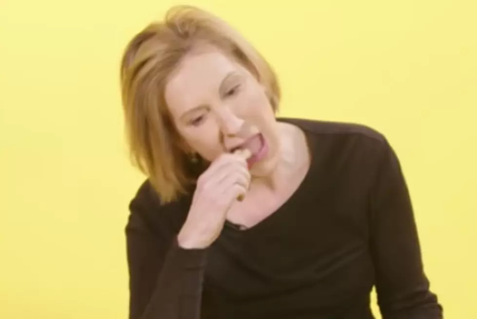 Wait, Did Carly Fiorina Just Bite Into A Dog Treat??? [VIDEO]