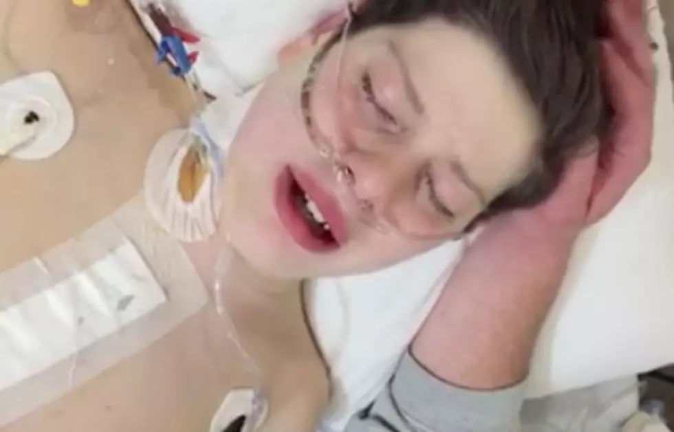 15-Year-Old Wakes Up After Heart Transplant, His Reaction Is Great [VIDEO]