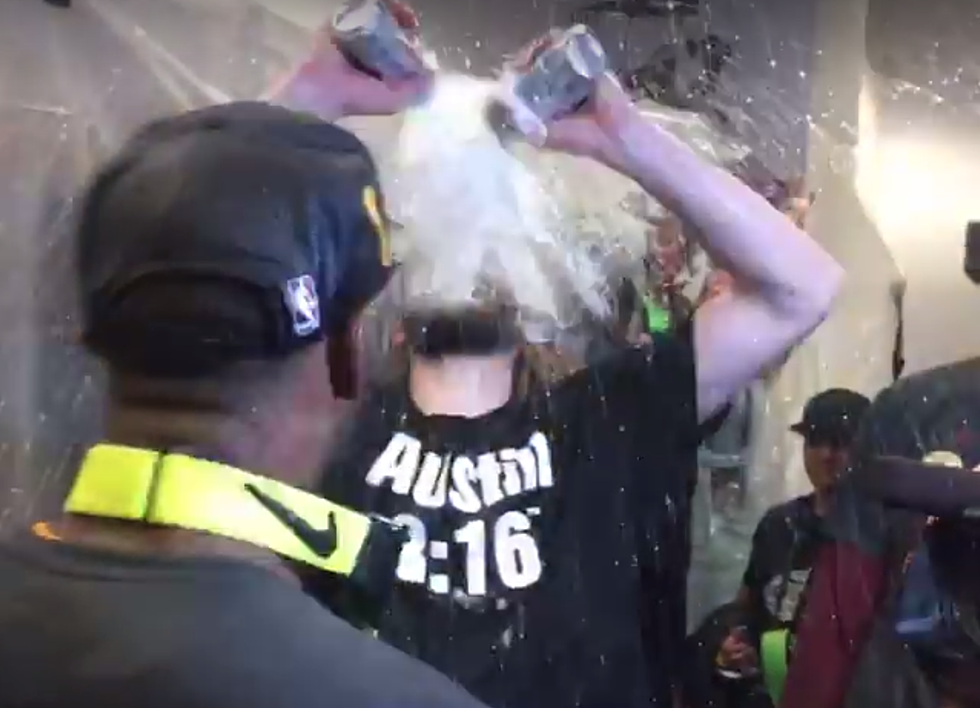 Cavaliers Kevin Love Celebrates NBA Title ‘Stone Cold’ Style [VIDEO]