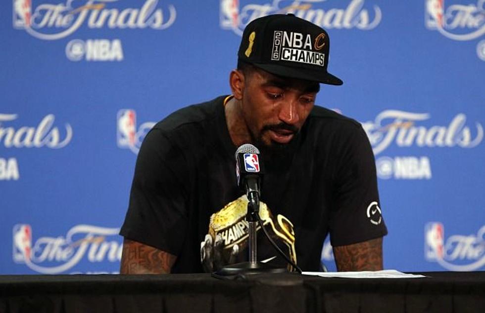 Cavaliers J.R. Smith Brings His Dad To Tears During Heartfelt Postgame Presser [VIDEO]