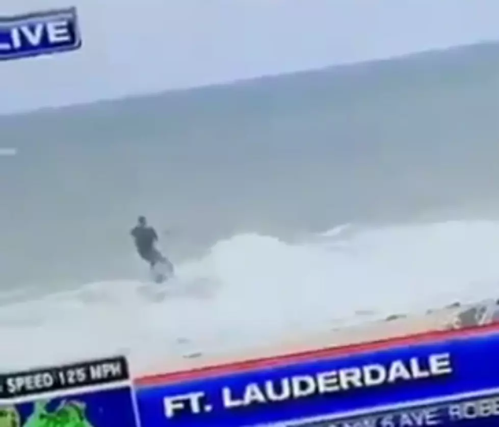 Kite Surfer Gets Blown Away By Wind During Hurricane Matthew [VIDEO]