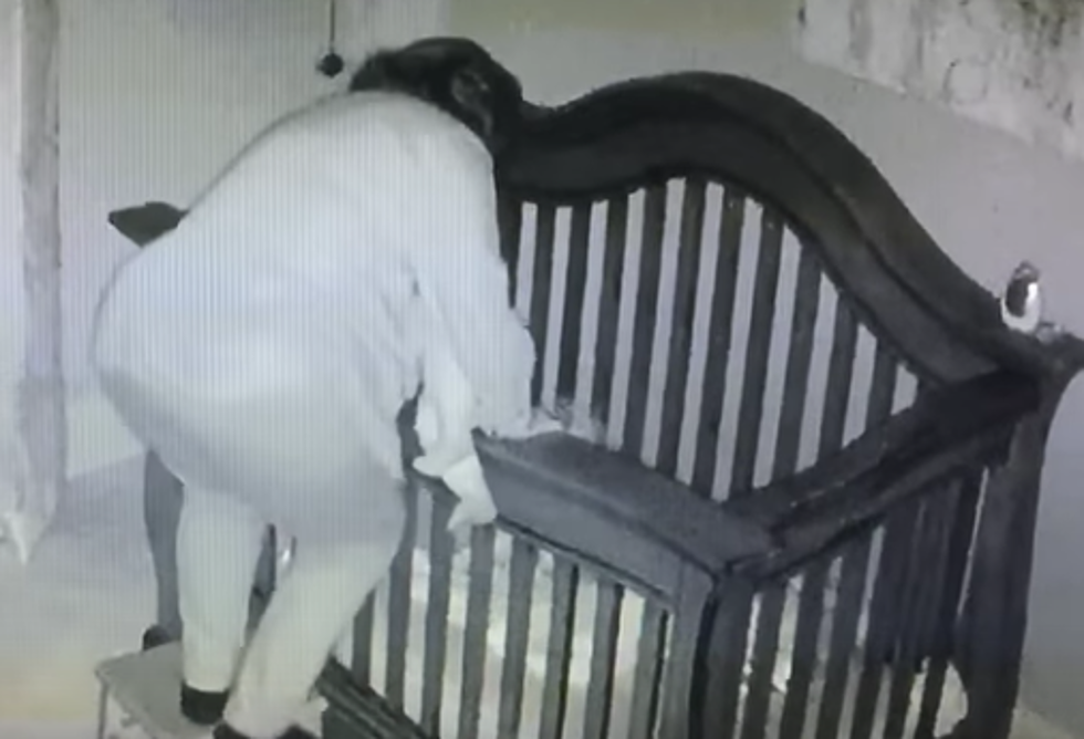 Grandma Falls Into Baby Crib [VIDEO]