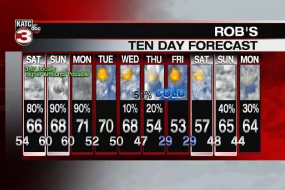 Much Colder Weather Is On It&#8217;s Way To Acadiana
