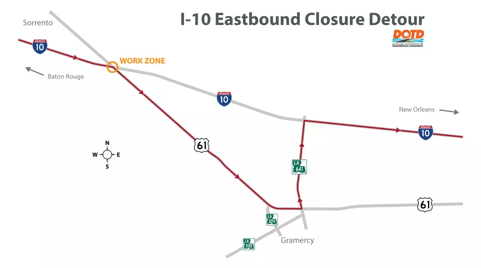 Both Lanes Of I-10 Eastbound At Sorrento To Close For Nearly 3 Days Weekend Of January 13