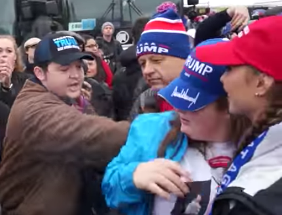 Anti-Trump Protestor Sets Woman’s Hair On Fire [NSFW-VIDEO]