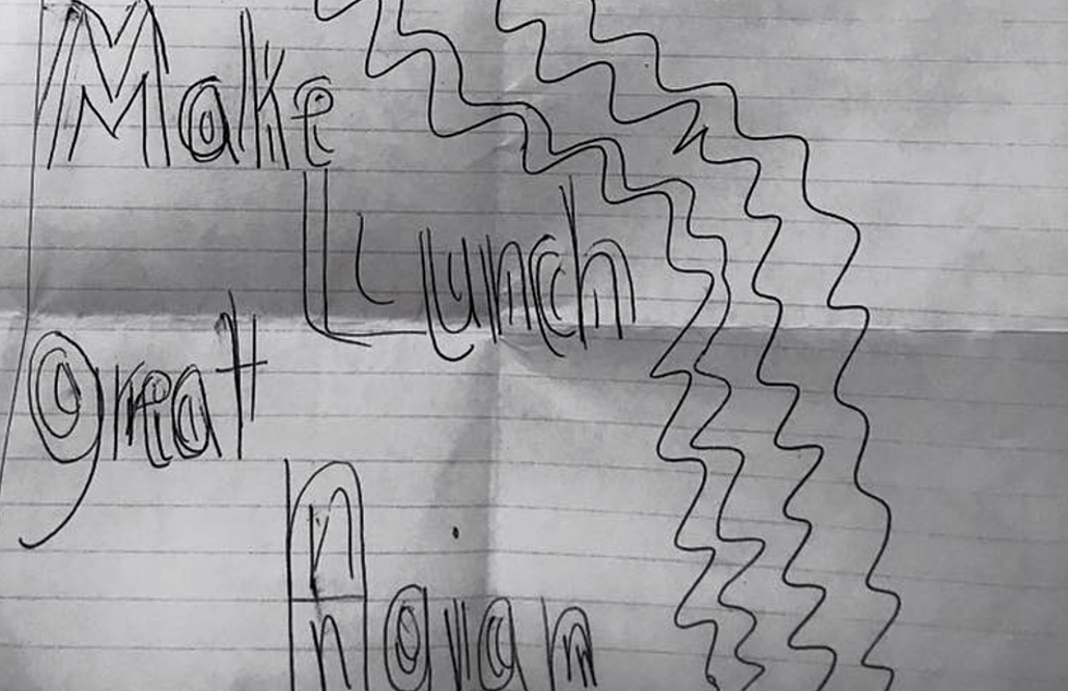 This Little Girl From Lafayette Wants Donald Trump To ‘Make Lunch Great Again’ [PHOTO]