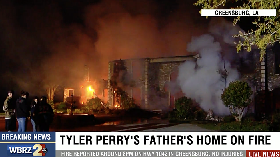 Massive Fire Destroys Tyler Perry’s Father’s Home In Greensburg, LA [VIDEO]