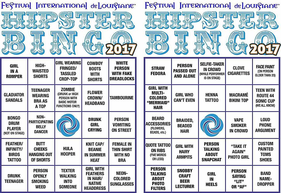 Festival Bingo 2017