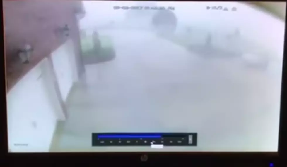 Watch Storm Winds Send This Runaway Trampoline Flying Into Into A House [VIDEO]