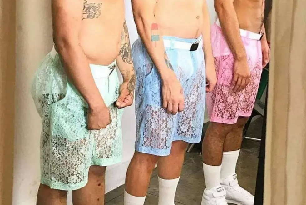 If You Thought The Male Romper Was Wild, Here Come Lace Shorts For Men [PHOTO]