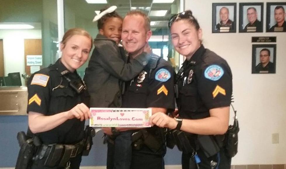 Little Girl From Louisiana Makes It Her Mission To Hug Police Officers In All 50 States