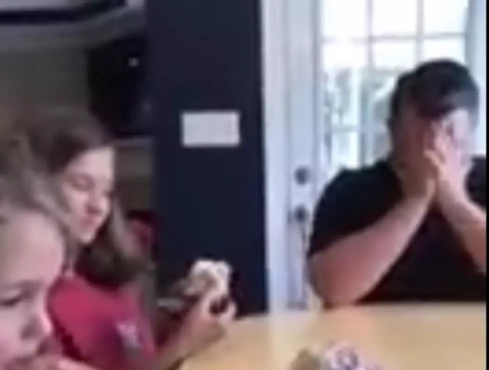 Dad Of Four Daughters Has Hilarious Reaction During Baby Number Five’s Gender Reveal