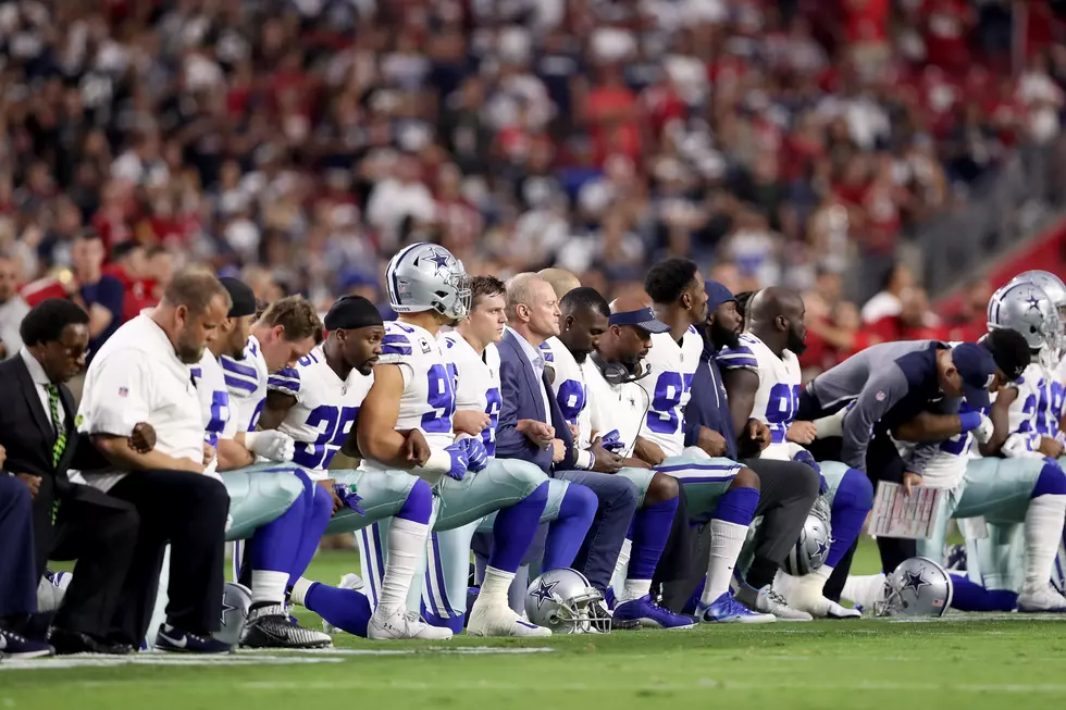Dallas Cowboys Owner Jerry Jones Kneels With Team Before National Anthem, Trump Responds [VIDEO]