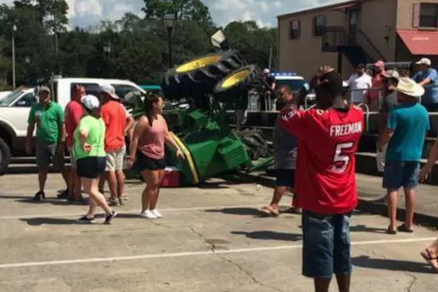 Scary Scene From New Iberia Sugarcane Festival, Kid Crashes Tractor