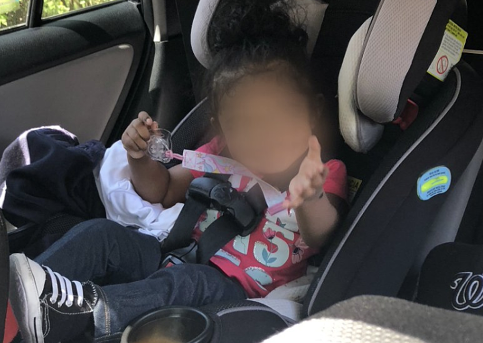 Police Officer Rescues Baby Left In Hot Car [VIDEO]