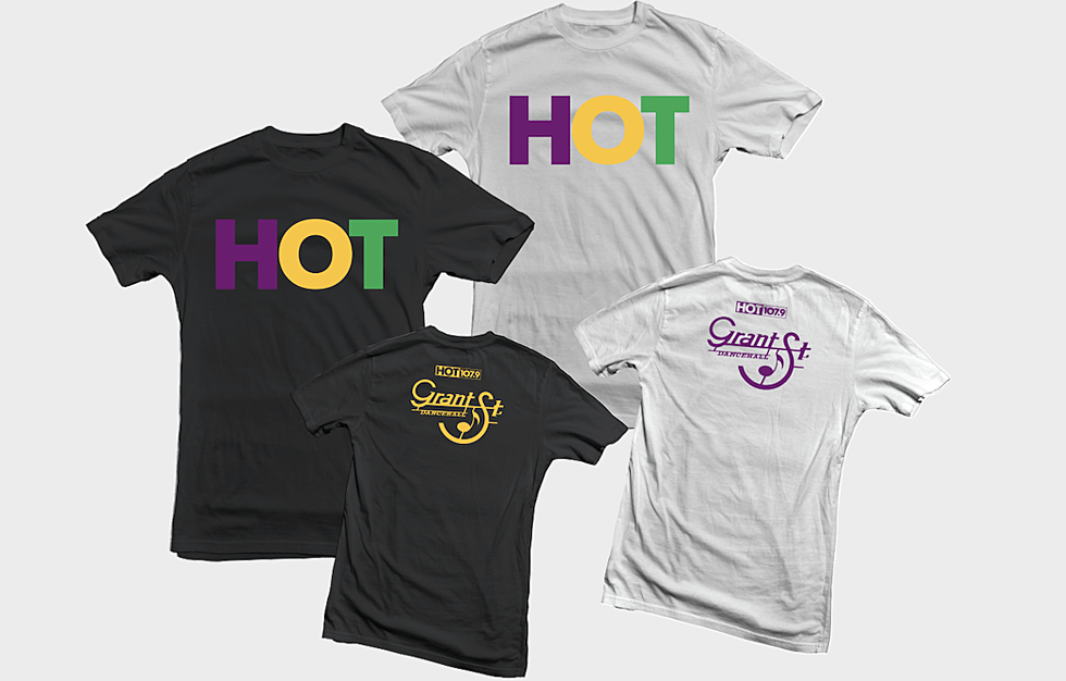 Get Your Hot 107.9 Mardi Gras T-Shirt