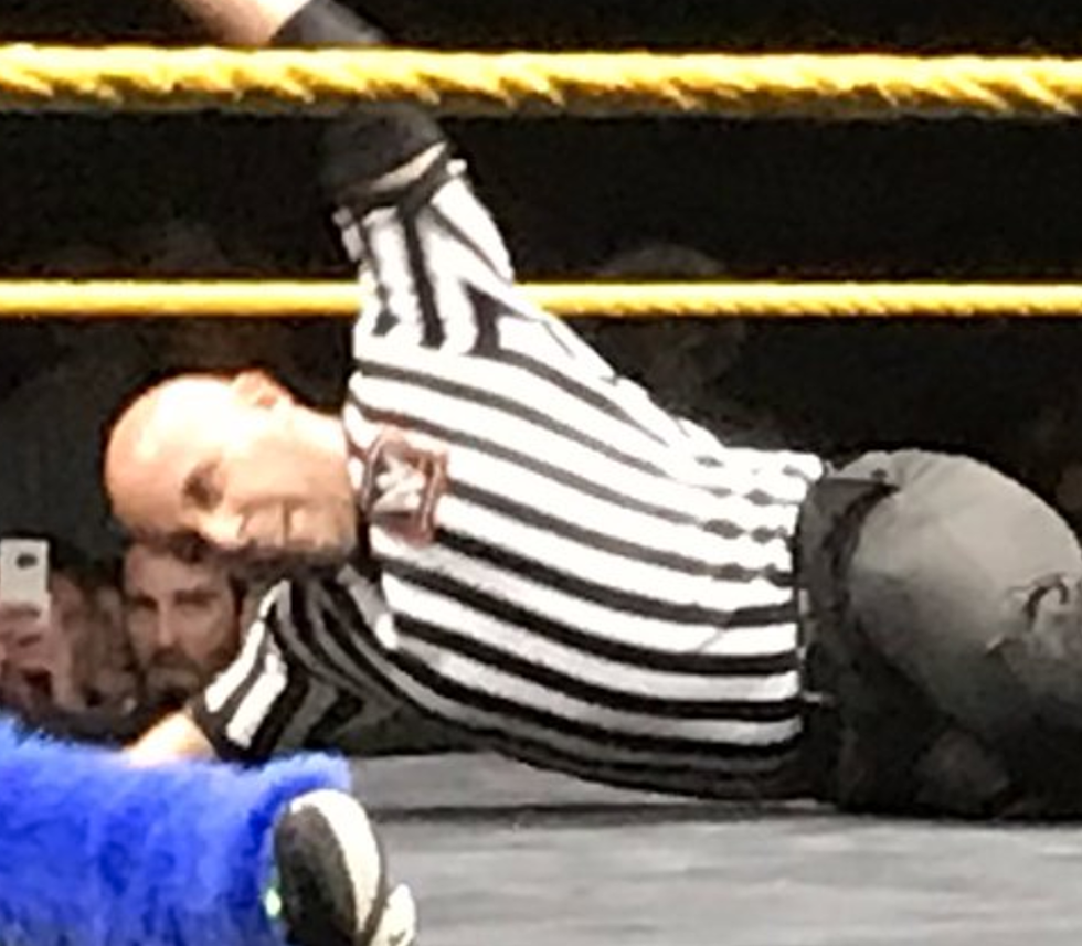 WWE NXT Referee Makes Final Count With A Broken Leg [GRAPHIC PHOTO]