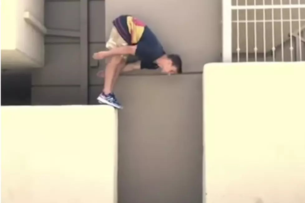 Watch How This Guy Walks Down A Wall [VIDEO]