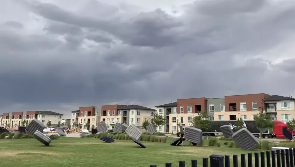 Tons Of Air Mattresses Being Blown Away By The Wind Is Somehow The Most Satisfying Thing Ever