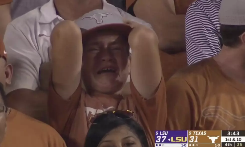 Crying Texas Kid Became An Instant Meme After His Longhorns Lost To LSU