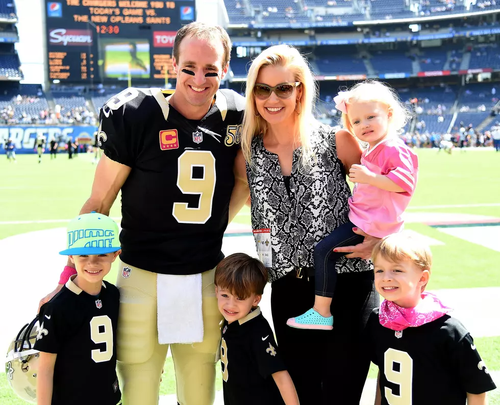 Drew Brees and Family Stay In Superdome Long After Game Ends